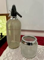 Grand siphon vintage et son bac à glaçons