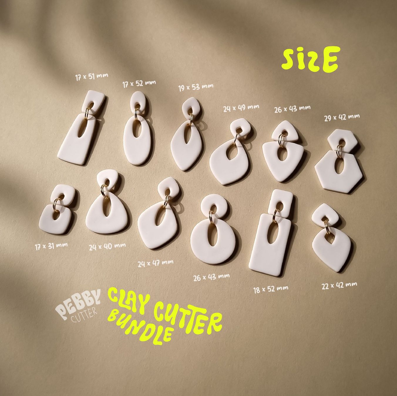 Kit bricolage: Fimo Ausstecher, Polymer Clay Cutter, Ausstecher Set Nr.4 – Nuovo (secondo la descrizione) da Embrach venduto da PebbyCutter 2