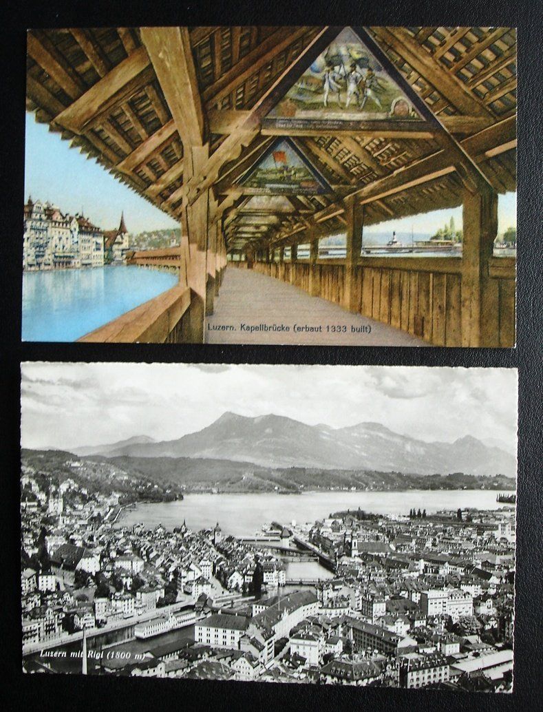 Ansichtskarten: 6 antike Ansichtskarten LUZERN – Gebraucht aus Jona von philajona 1