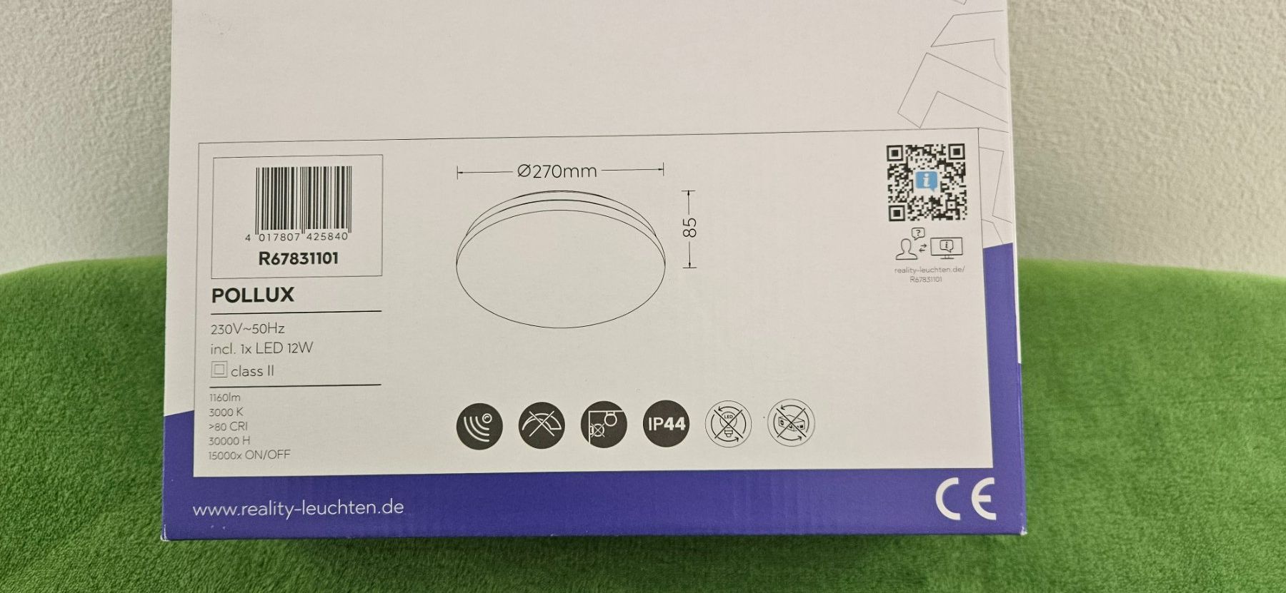 Lampadari & plafoniere: LED Deckenleuchte mit integriertem Sensor – Nuovo e nell'imballaggio originale da Thierachern venduto da ukl 1