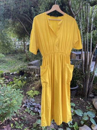 Kleid Zara Woman Gelb Grösse S neuwertig