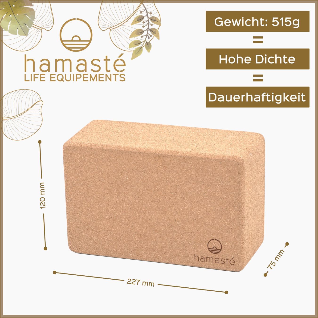 Hometrainer: 6x Yoga Blocks aus Kork – Nuovo e nell'imballaggio originale da Prangins venduto da Mhamaste 6
