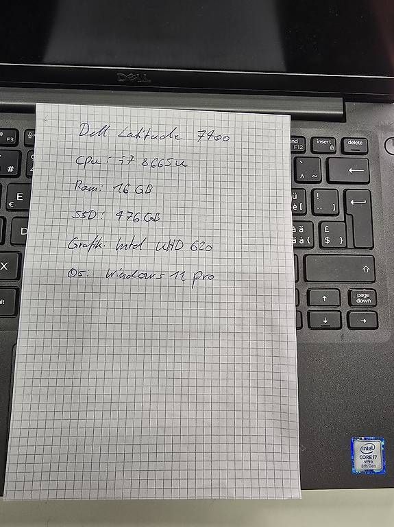 Notebook: Dell Latitude 7400 – Usato da Winterthur venduto da Remoremo 4