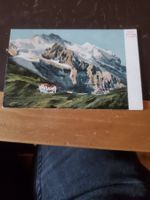 Antike Postkarte kleine Scheidegg und Jungfrau