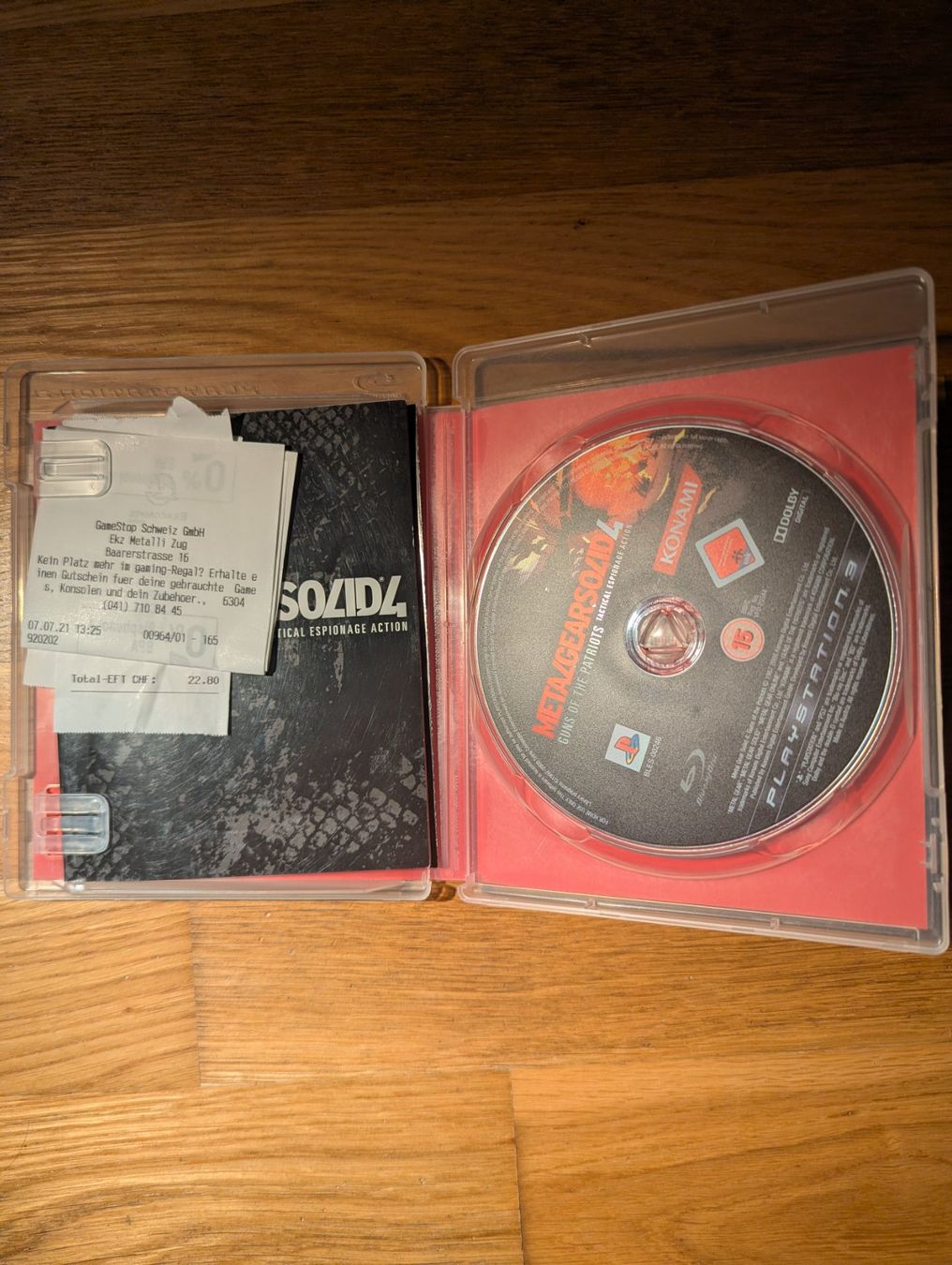 Giochi: Metal Gear Solid 4 - Playstation 3 (PS3) – Usato da Wohlen AG venduto da IronPanther 1