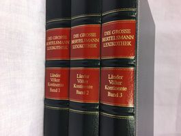 Länder Völker Kontinente Bertelsmann Lexikon 3 Bände