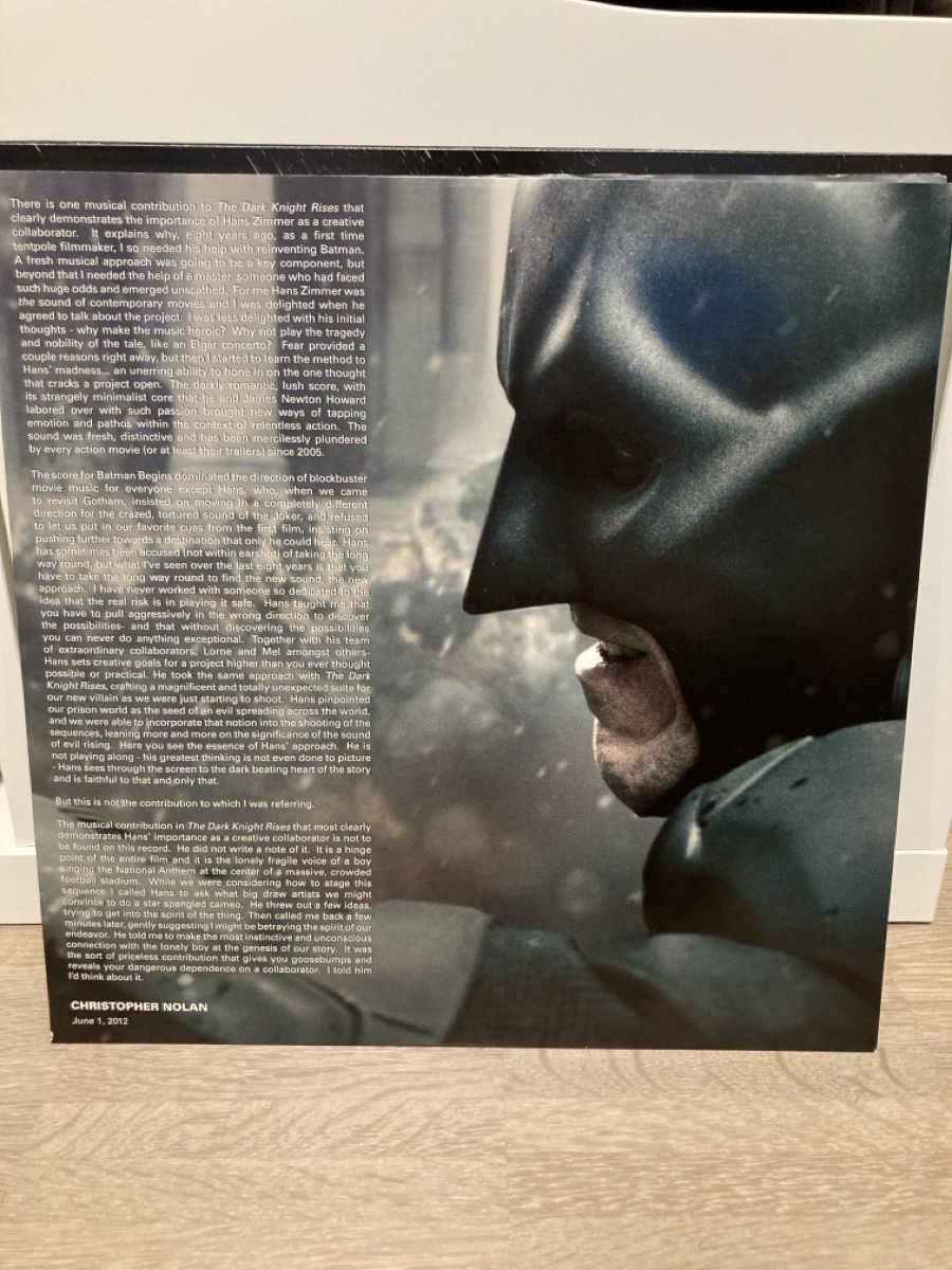 Schallplatten: The Dark Knight Rises OST LP – Neu (gemäss Beschreibung) aus Muttenz von TamiyaFanboy79 2