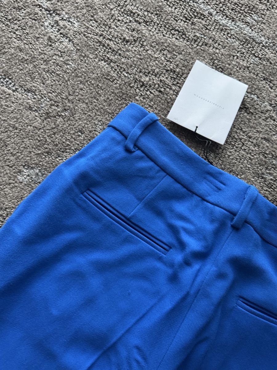 Pantaloni: Victoria Beckham front split tuxedo trouser, cobalt blue – Nuovo e nell'imballaggio originale da Zürich venduto da EShopping81 7
