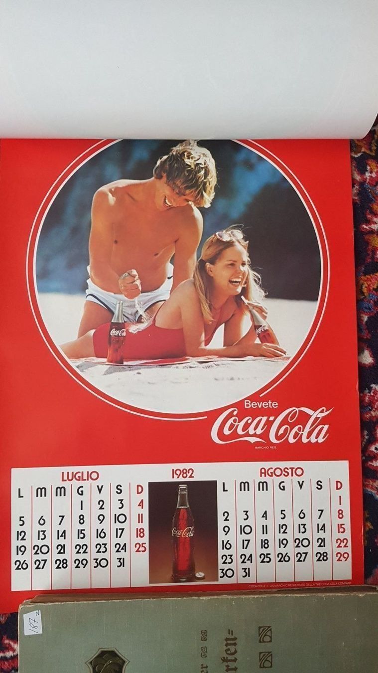 Coca-Cola Calendari: Coca Cola Kalender 1982 – Usato da Mörschwil venduto da antiksalon 6