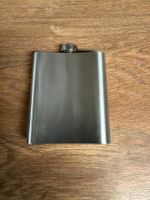 Taschenflasche Edelstahl matt mit Gravur weibelmöbel neu