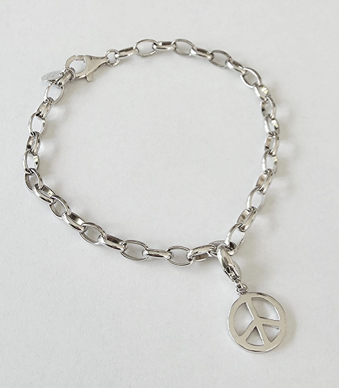 Ciondoli: Charm Silber 925 "Peace-Symbol" - Neu – Nuovo e nell'imballaggio originale da Uetikon am See venduto da Coralreef 5