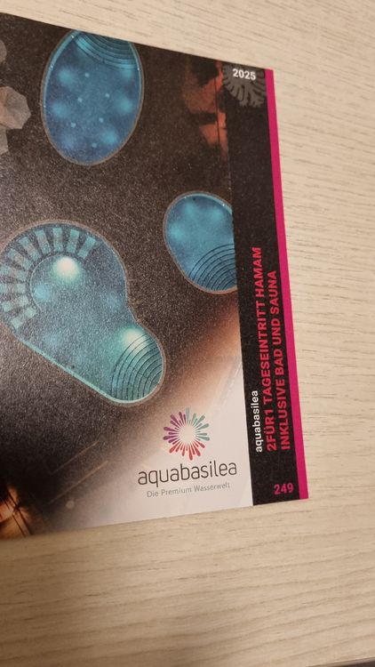 Aquabasilea 2für1 Tageseintritt Gutschein bis 11/2025 (Neu (gemäss ...
