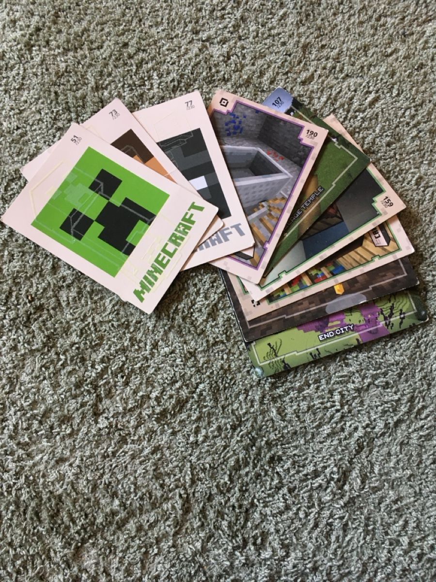 Karten: Minecraft Sammelkarten verschiedene Karten – Gebraucht aus Zofingen von Schwafli 1