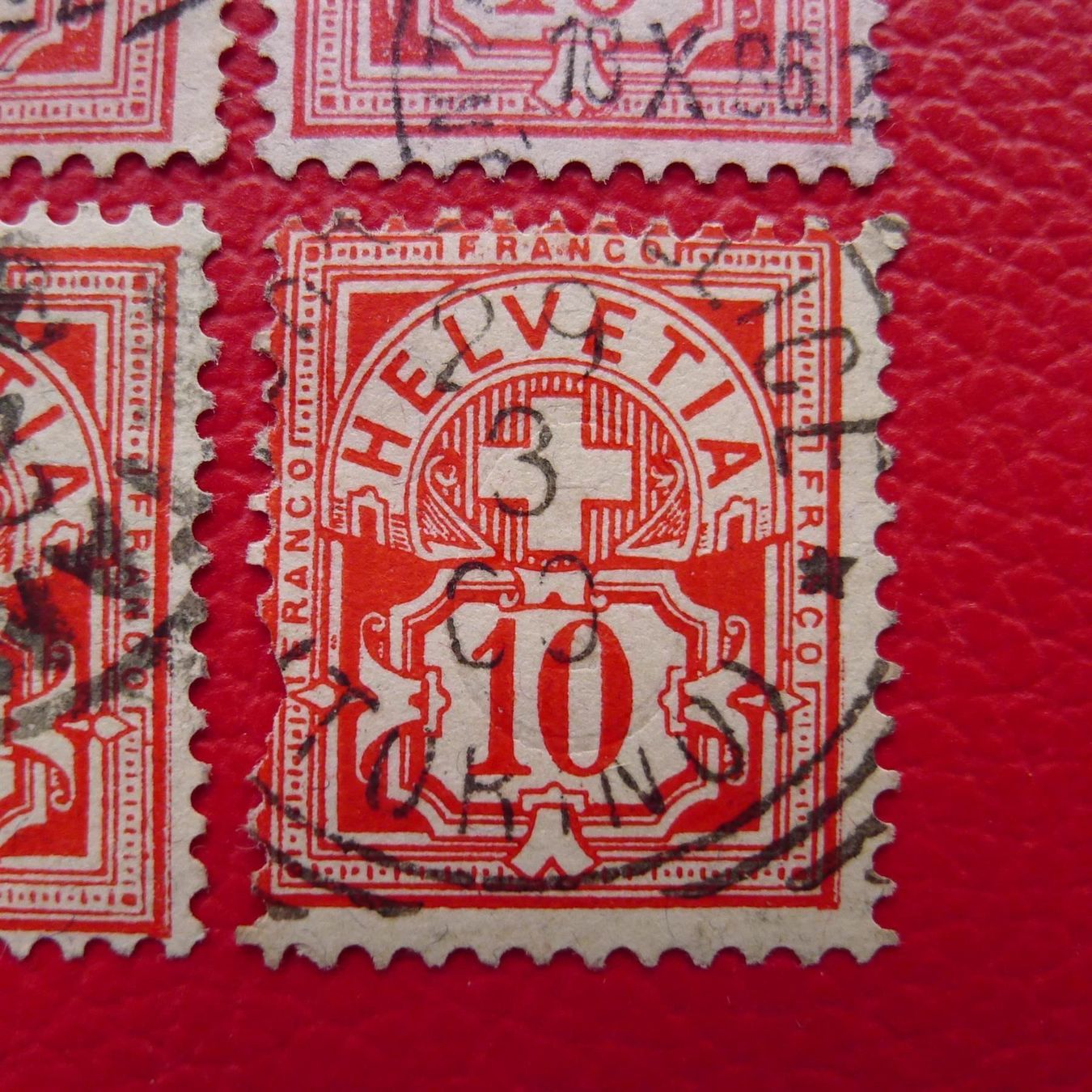 Tutti i francobolli: ZIFFERNMUSTER: Lot Ausland + Postbureau-Stempel – Usato da Sursee venduto da Luzernerraute 1