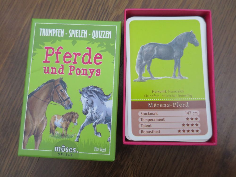 Top Trumps Pferde & Ponys Kartenspiel – Ab 3 Jahren, 30 Karten Mit Pferderassen, In Kunststoffbox