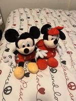 Mickey und Minnie Plüschtiere Disney guter Zustand