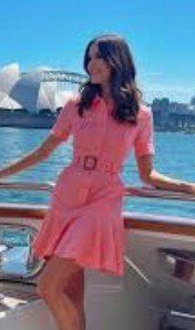 Zimmermann Poppy Pink Kleid / robe S