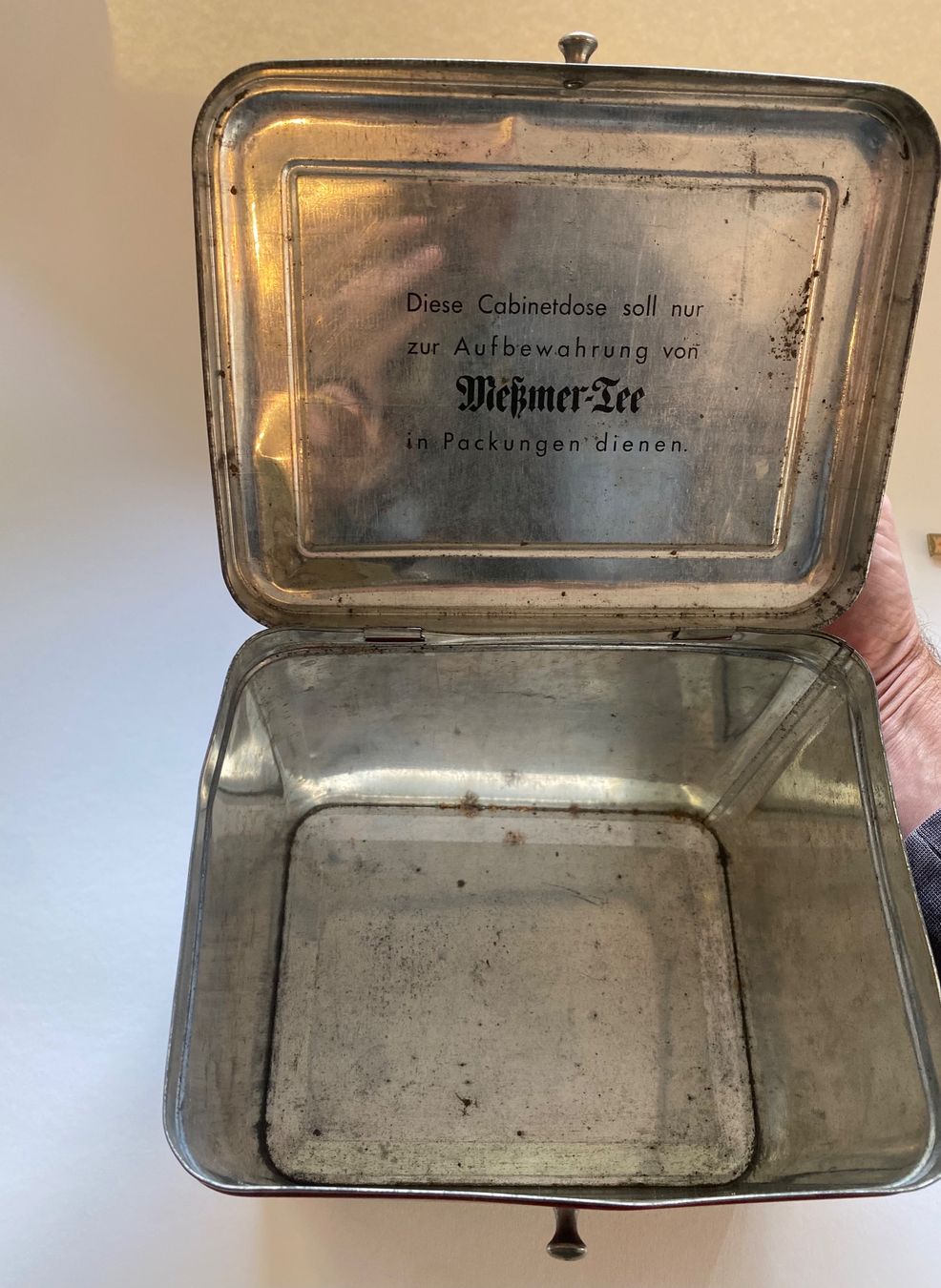 Pots: Vintage Blechdose Messmer-Tee – D'occasion à Winterthur par Winterthurer123 3