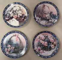 Porzellan Teller Sammler Set, 4-Teilig