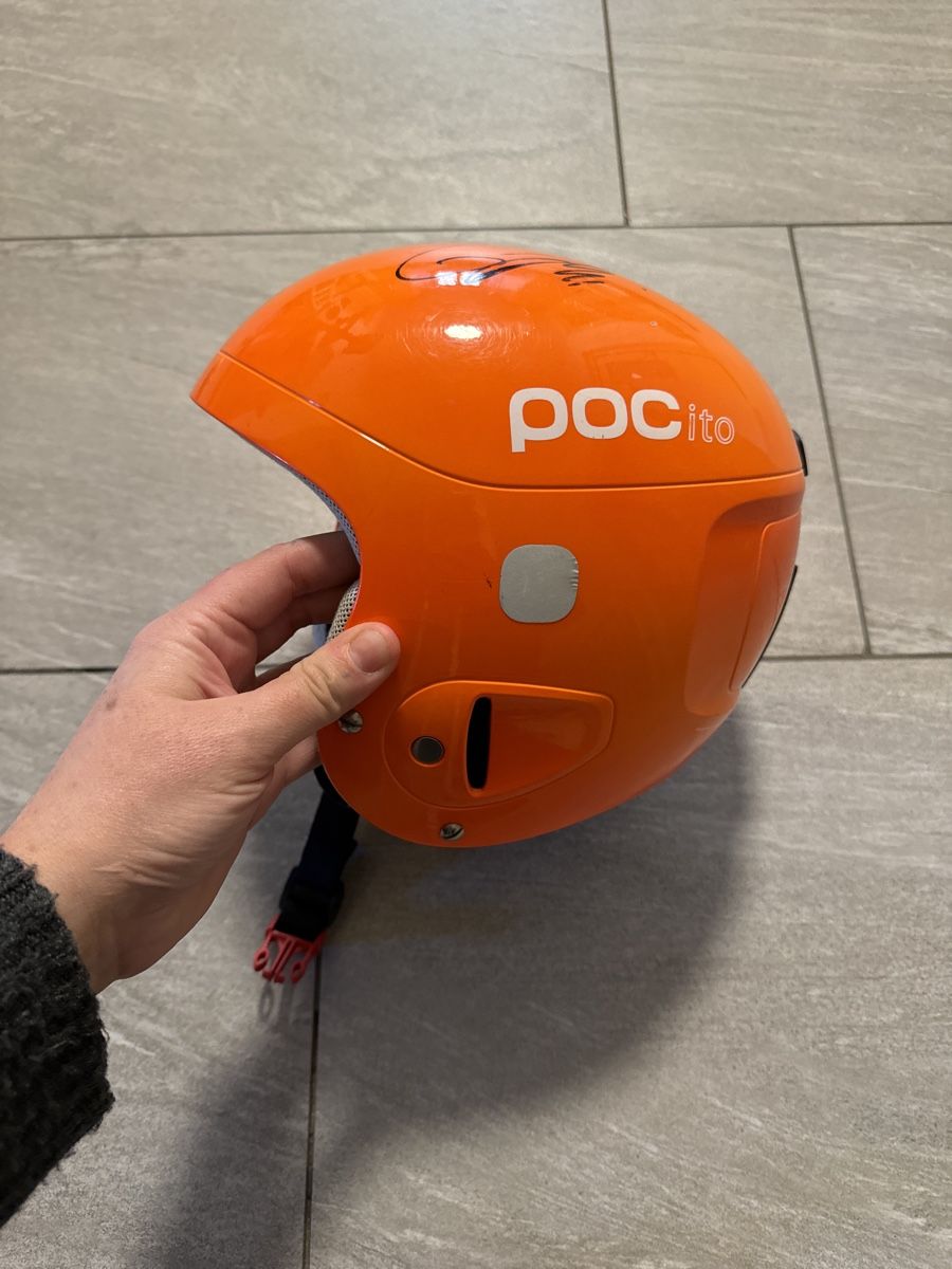 Poc Caschi: Signierter POCito Skihelm mit Autogrammen XS-S – Usato da Stampa venduto da Aspirina90