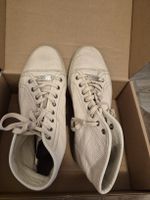 Baskets montantes Gucci cuir blanc T44 bon état 🔥🥰