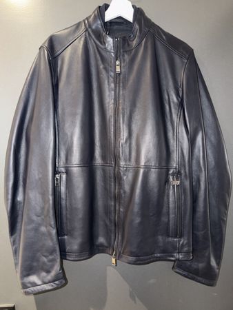 Neue Hugo Boss Herren Lederjacke, Grösse 50
