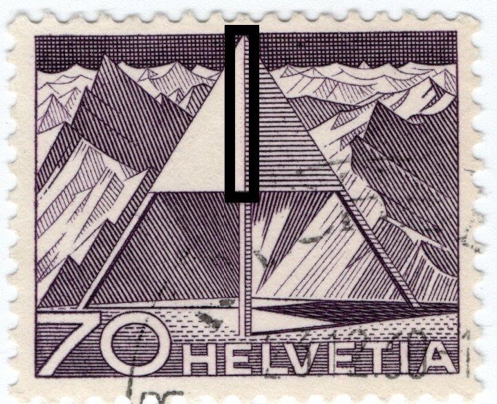 Tutti i francobolli: 084b 1949 Tecnica e paesaggi/Dif. – Usato da Breganzona venduto da dede46