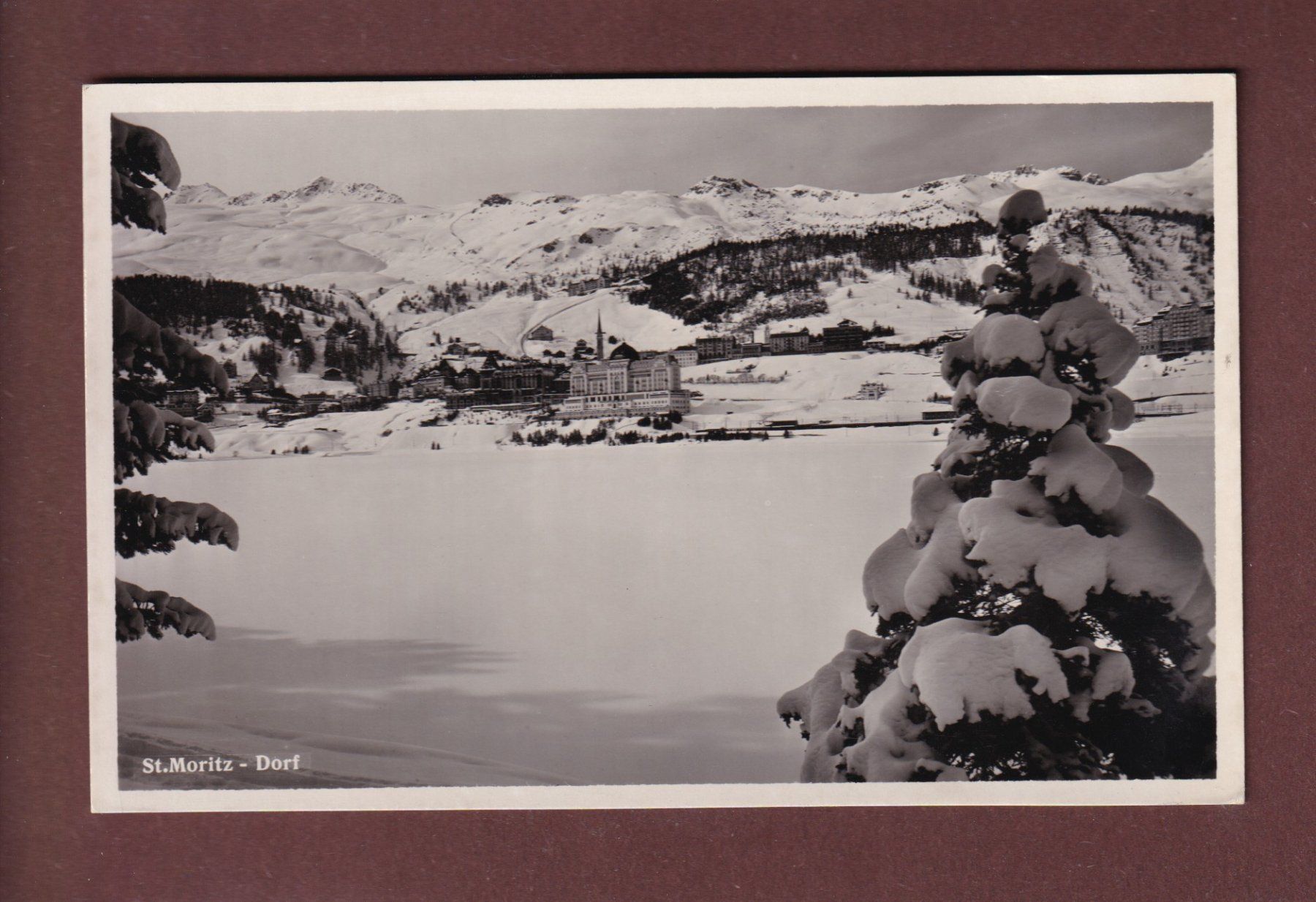 Cartes postales: ST. MORITZ-DORF – D'occasion à Pully par nicecards-shop