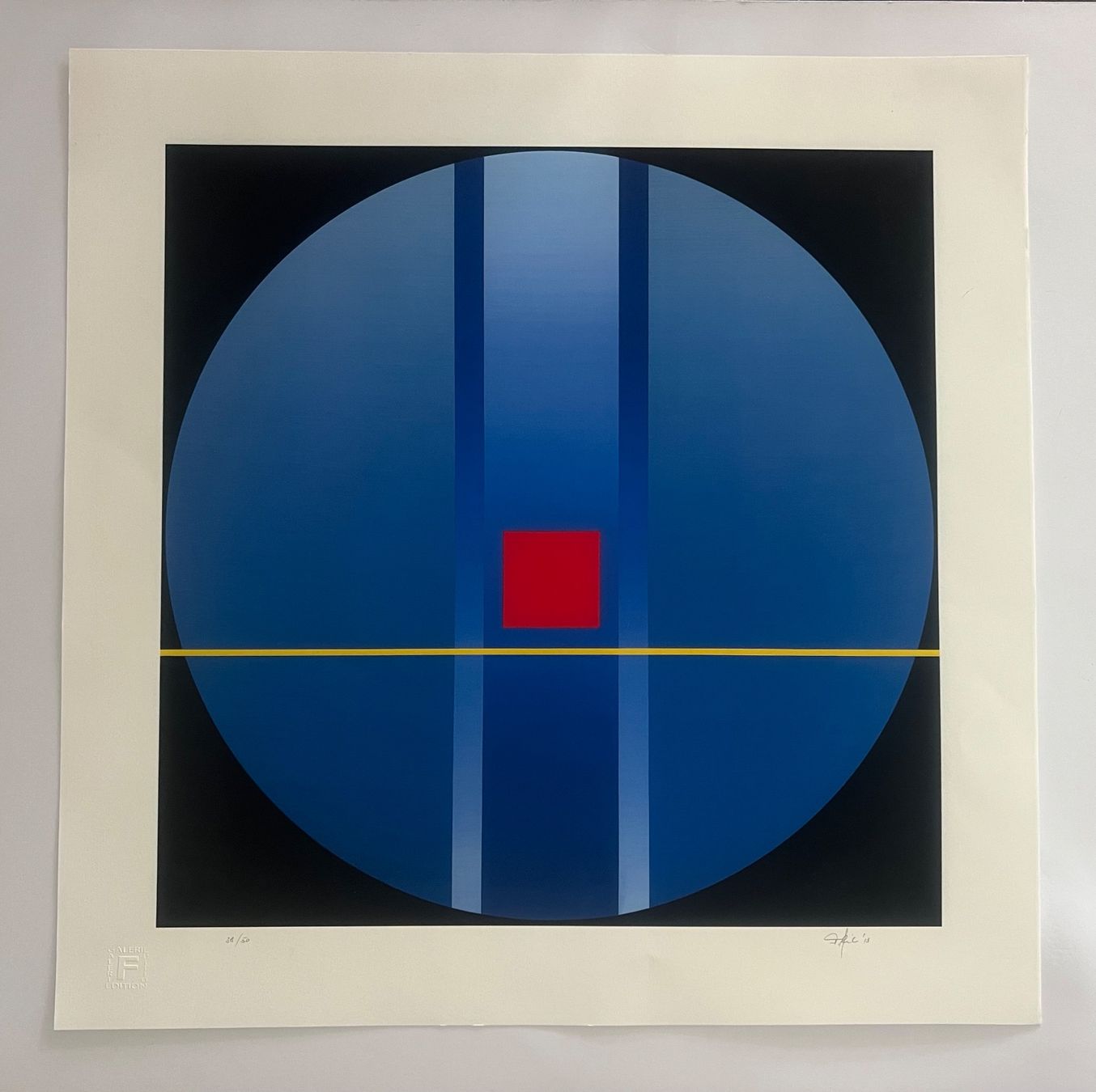 Grafica & Litografie: Friedrich Geiler, handsigniert, nummeriert – Usato da Rain venduto da Pic-Ass 1