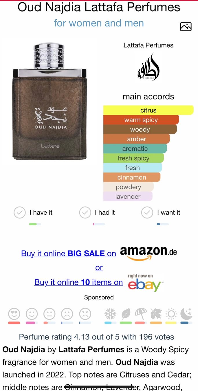 Lattafa Parfum & Eau de Toilette: Lattafa Oud Najdia EDP 5ml. – Gebraucht aus Zürich von deruja 1