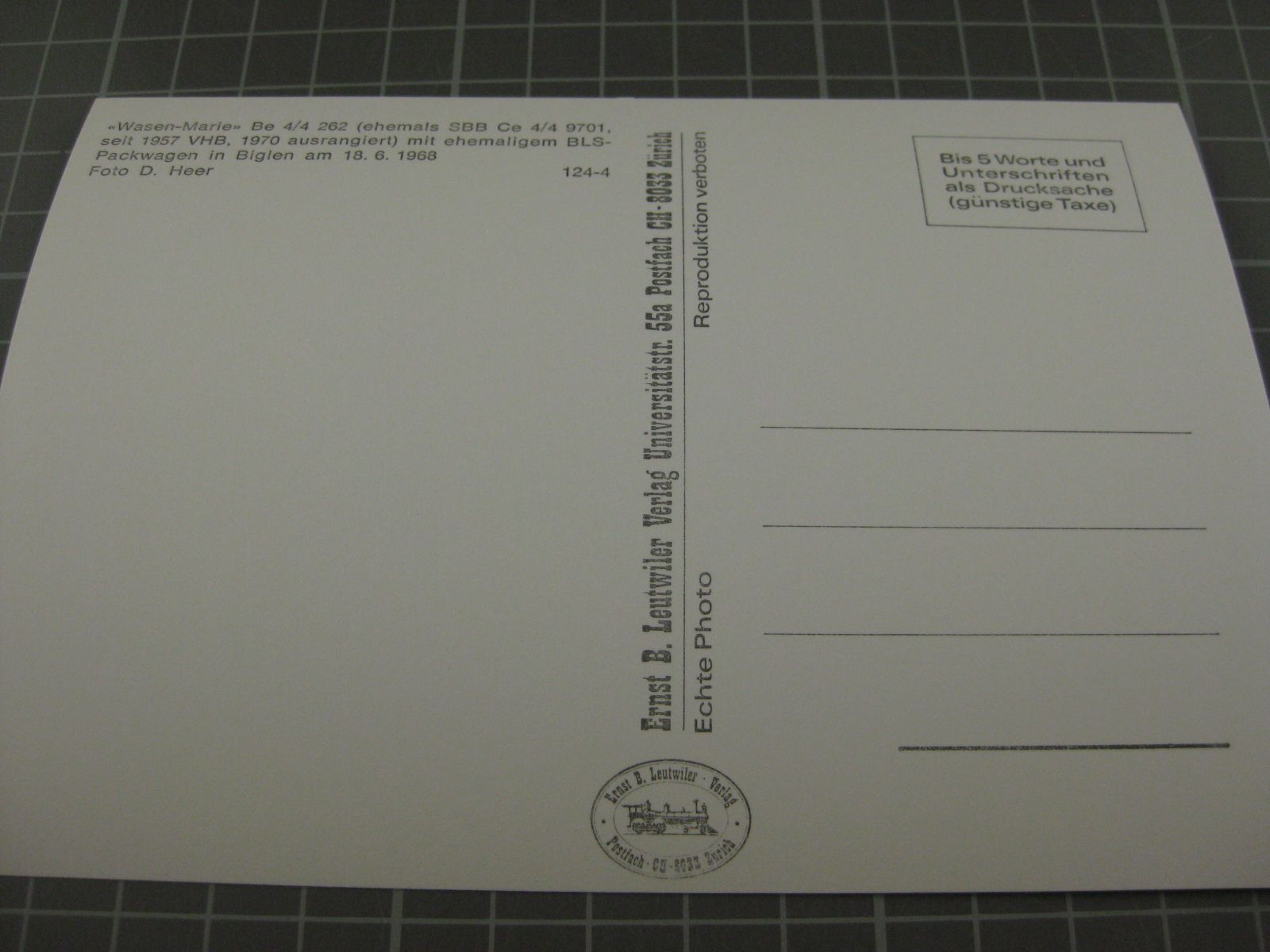 Cartoline postali: AK Biglen mit Zug – Nuovo (secondo la descrizione) da Malters venduto da Marosko 1