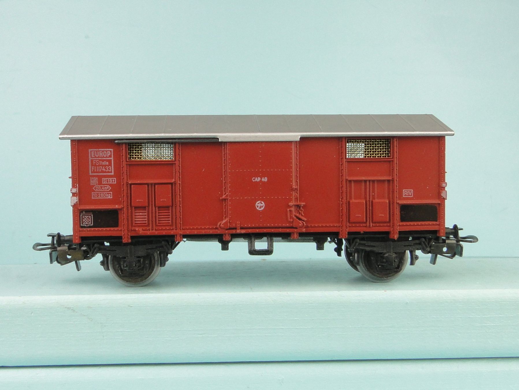 Märklin Modellini di ferrovie: Märklin 4550 FS Güterwagen – Usato da Bülach venduto da cann11 3
