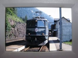 Wassen mit Ae 6/6, ca 1995, Schweizerische Bundesbahnen SBB,