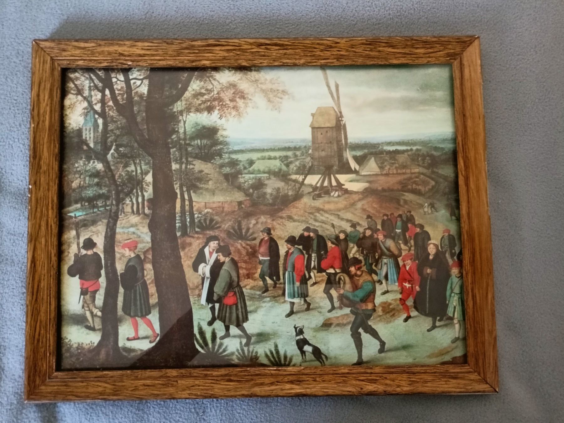 Lavagne: tableau qui présente des gens à la compagne – Usato da GENEVE venduto da goldforall 2