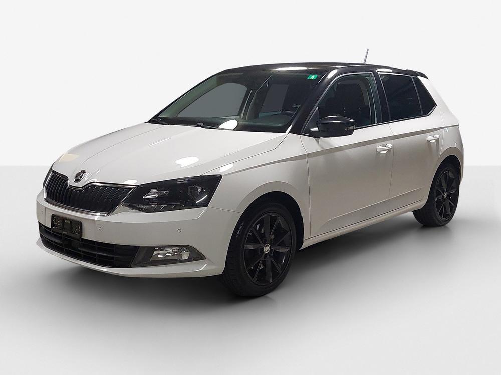 Skoda Fabia Limousine weiss mit schwarzem Dach