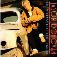 Jason Donovan -- Rhythm of the rain  Single7  Kleine Lochung