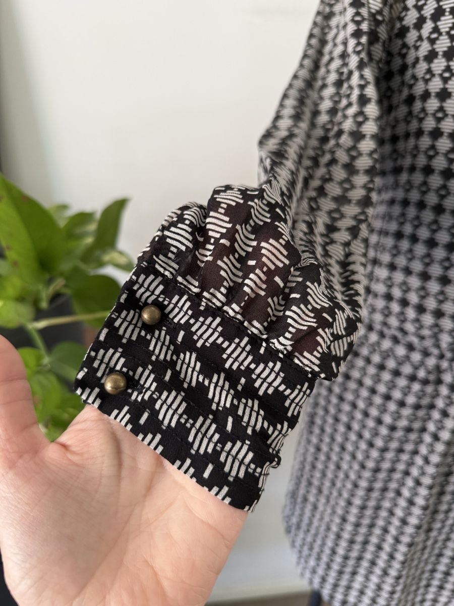Maddison Kleider: Maddison Kleid Gr.36 Schwarz Weiss Boho Langarm – Gebraucht aus Lugano von rebecca.wardrobe 4
