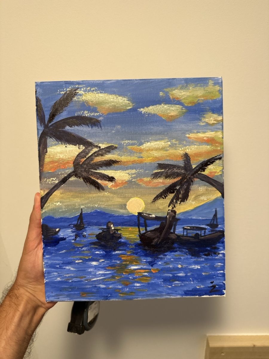 Dipinti: Thai Sunset 30x25 cm – Nuovo (secondo la descrizione) da Ausserberg venduto da zar_jdt9