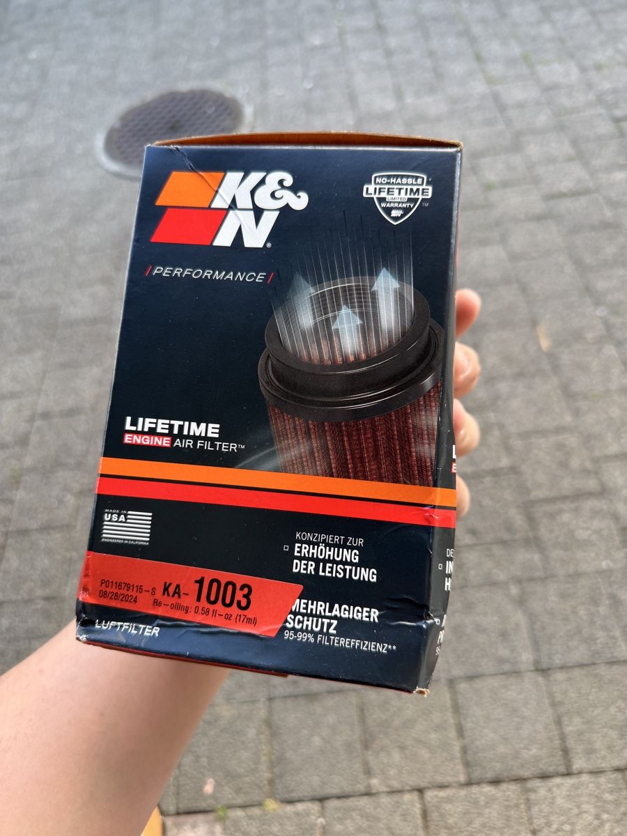 Tutti i ricambio per moto: K&N Performance Luftfilter KA-1003 – Nuovo e nell'imballaggio originale da Sennhof venduto da furkanAlb 1