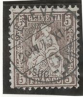 GENEVE 20.04.75 auf Zu#30 Mi#22 Vollstempel [10A6]