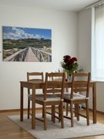 Ikea Tisch inkl. 4 Stühle 75cm x 120cm