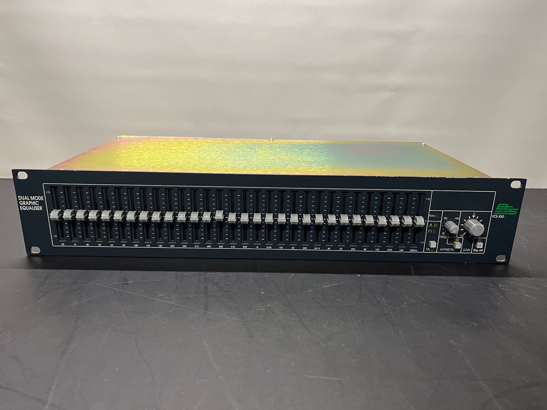 Equalizzatori: BSS FCS-930 Grafischer Equalizer – Usato da Zizers venduto da fiduciar