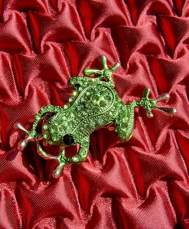 Frosch Auto Dekoration - Niedlicher Strass-Frosch Für Rückspiegel & Rucksack