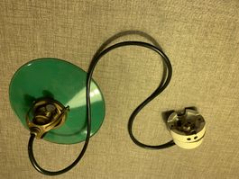 Vintage Lampe, Grün, für das gemütliche Zuhause.