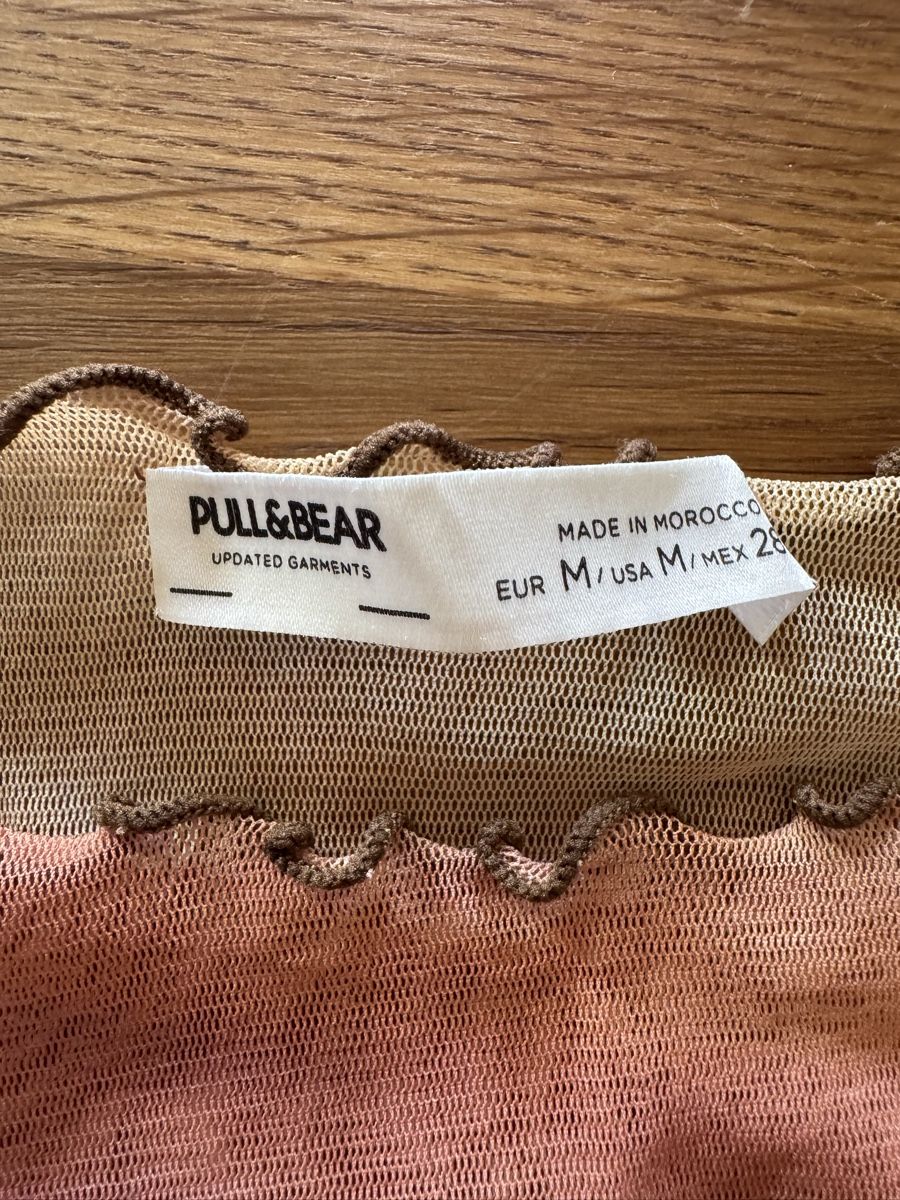 Pull&Bear Tops: Pull&Bear Mesh Shirt transparent bunt Gr. M – Neuf (Voir description) à Weisslingen par lar_r9qr 1
