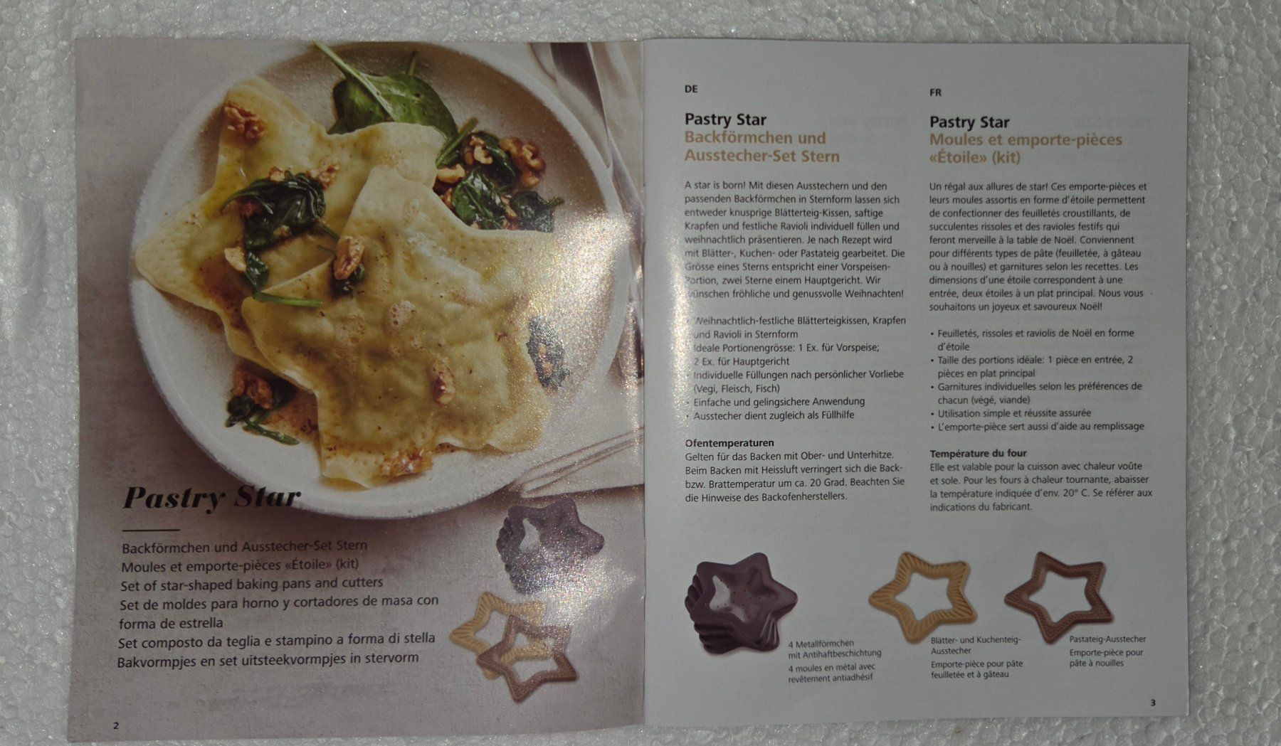 Betty Bossi Teglie da forno: Betty Bossi Backförmchen & Ausstecher Set – Nuovo (secondo la descrizione) da Gossau SG venduto da oreliefredy 3