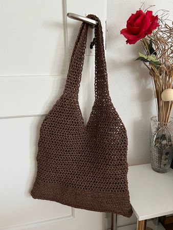 Handgemachte Strohtasche