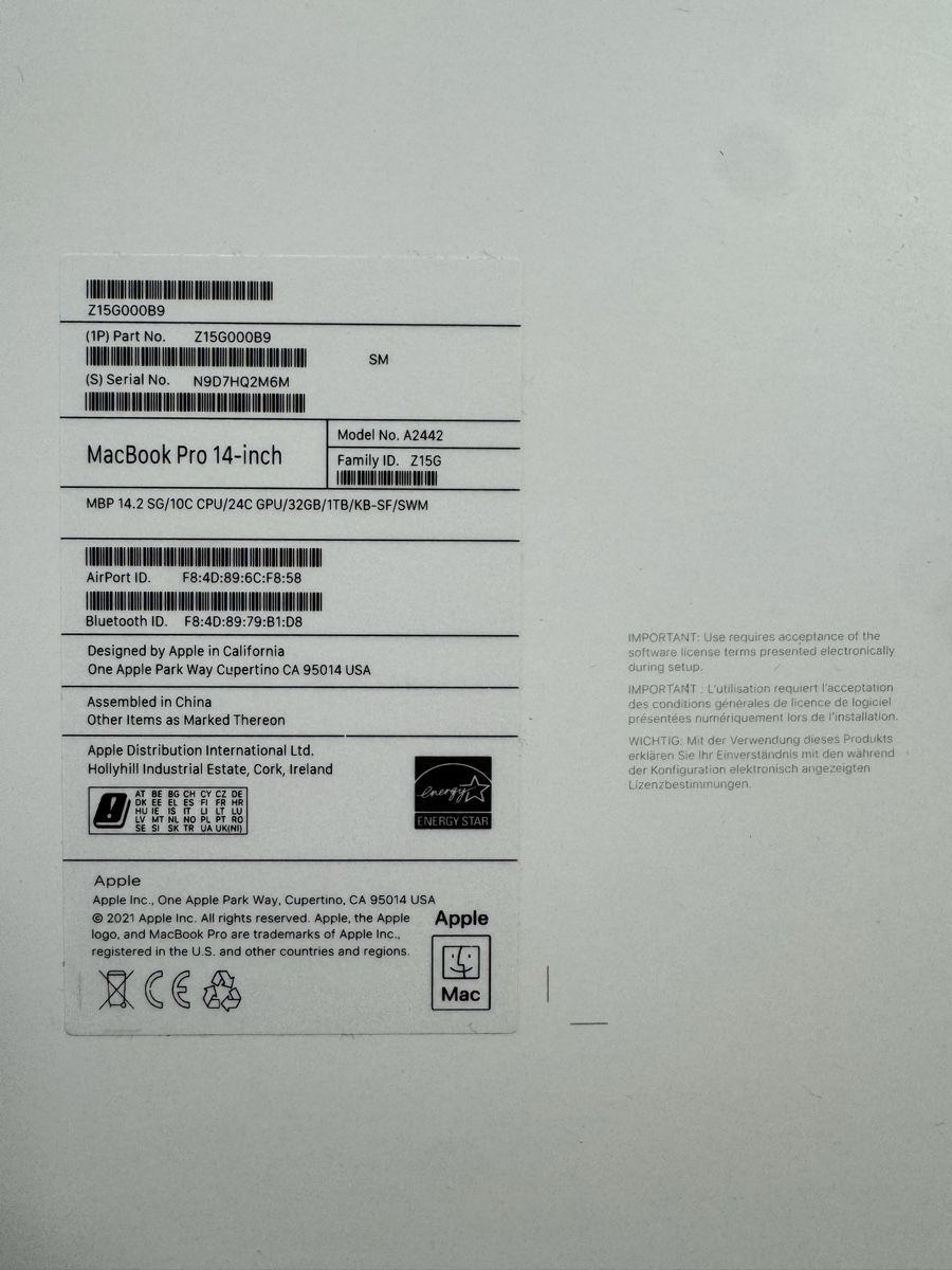Apple Notebook: MacBook Pro 14" M1 Max 32GB | Nur 153 Zyklen – Usato da Basel venduto da vizbiz 5