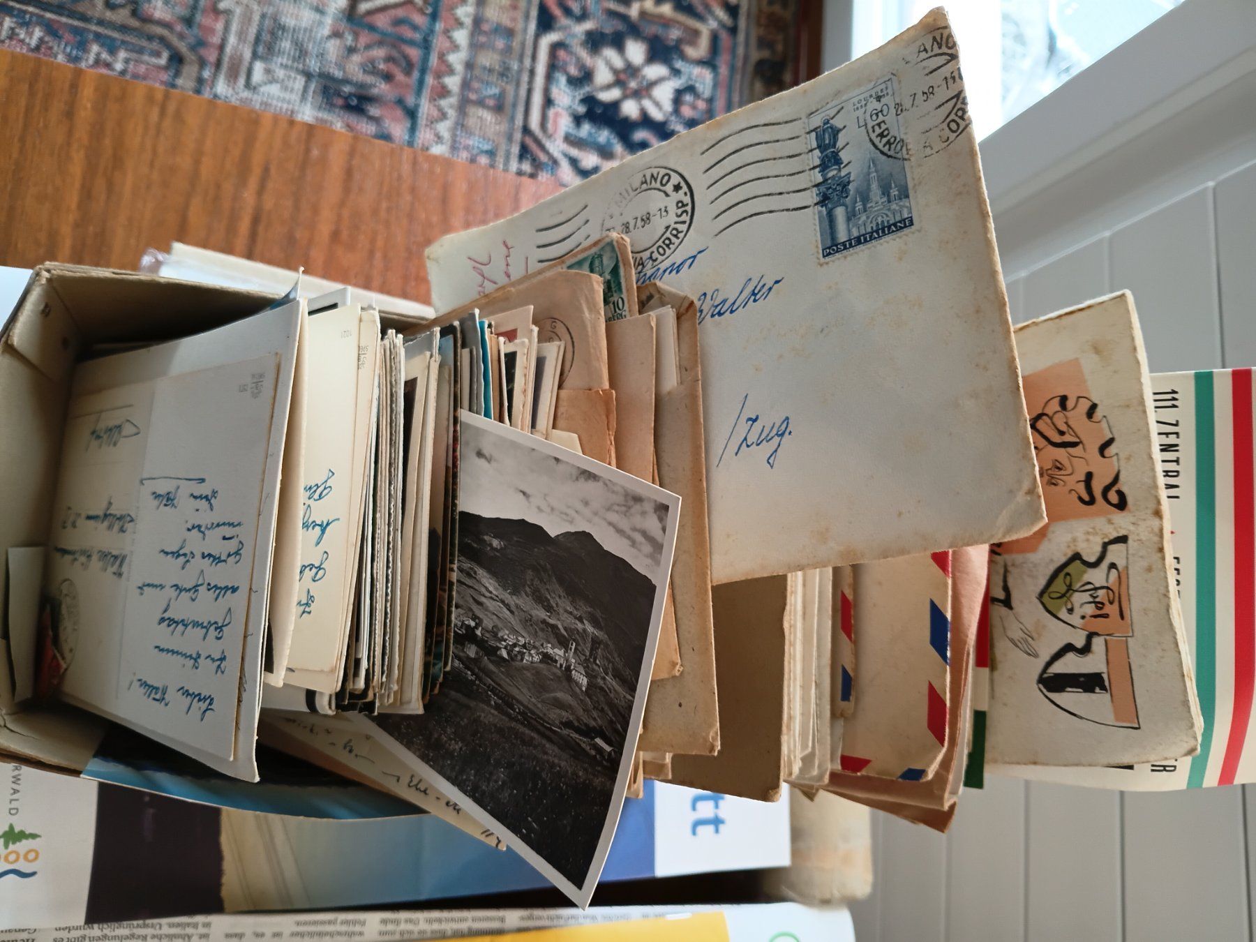 Cartoline postali: Riesen Posten über 500 Ansichtskarten, Nachlass, ab 1850 – Usato da Abtwil SG venduto da Ahuu 3