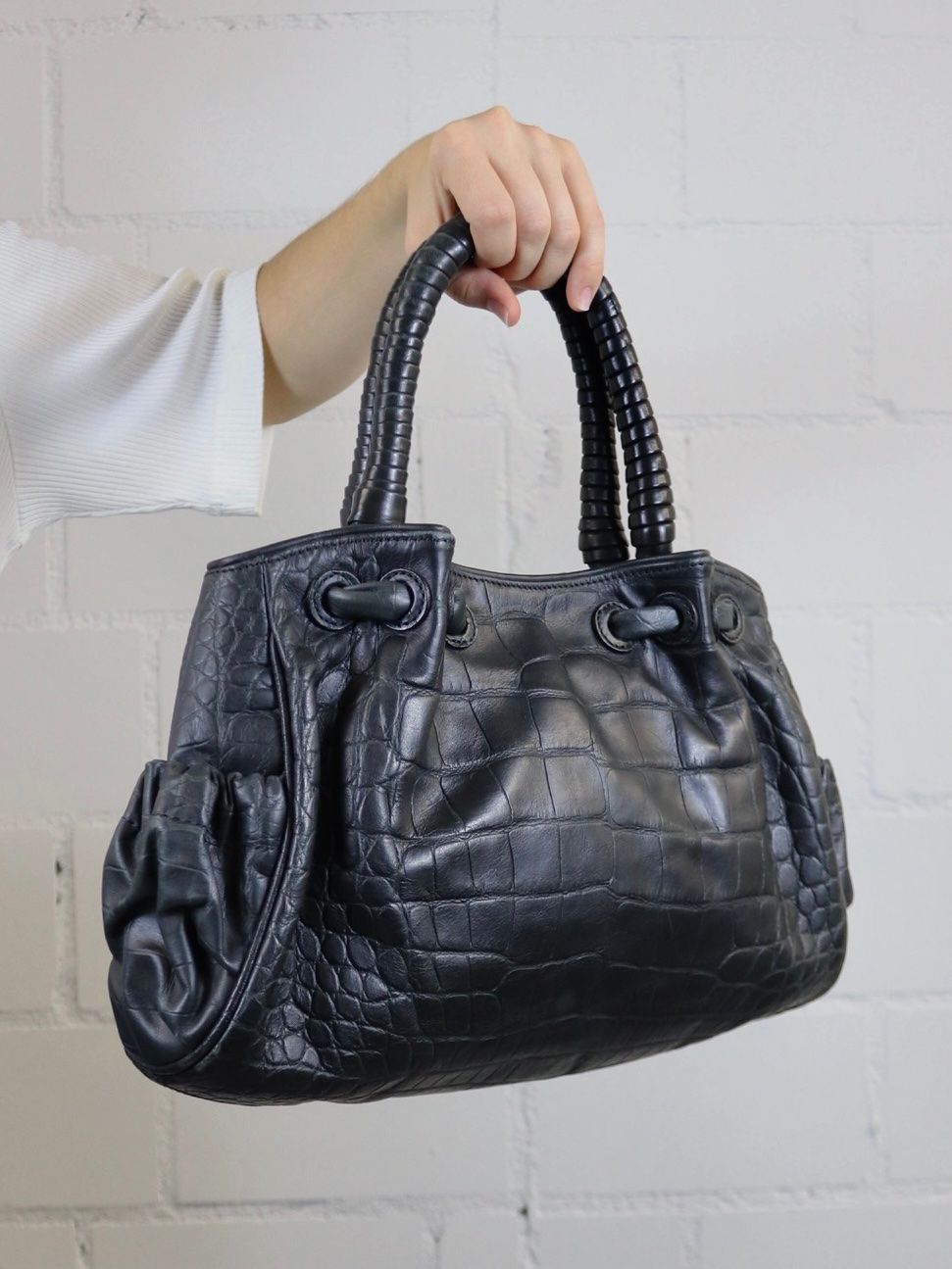 Armani Borse da donna: Vintage Giorgio Armani Ledertasche – Usato da Widnau venduto da flottifetze 1